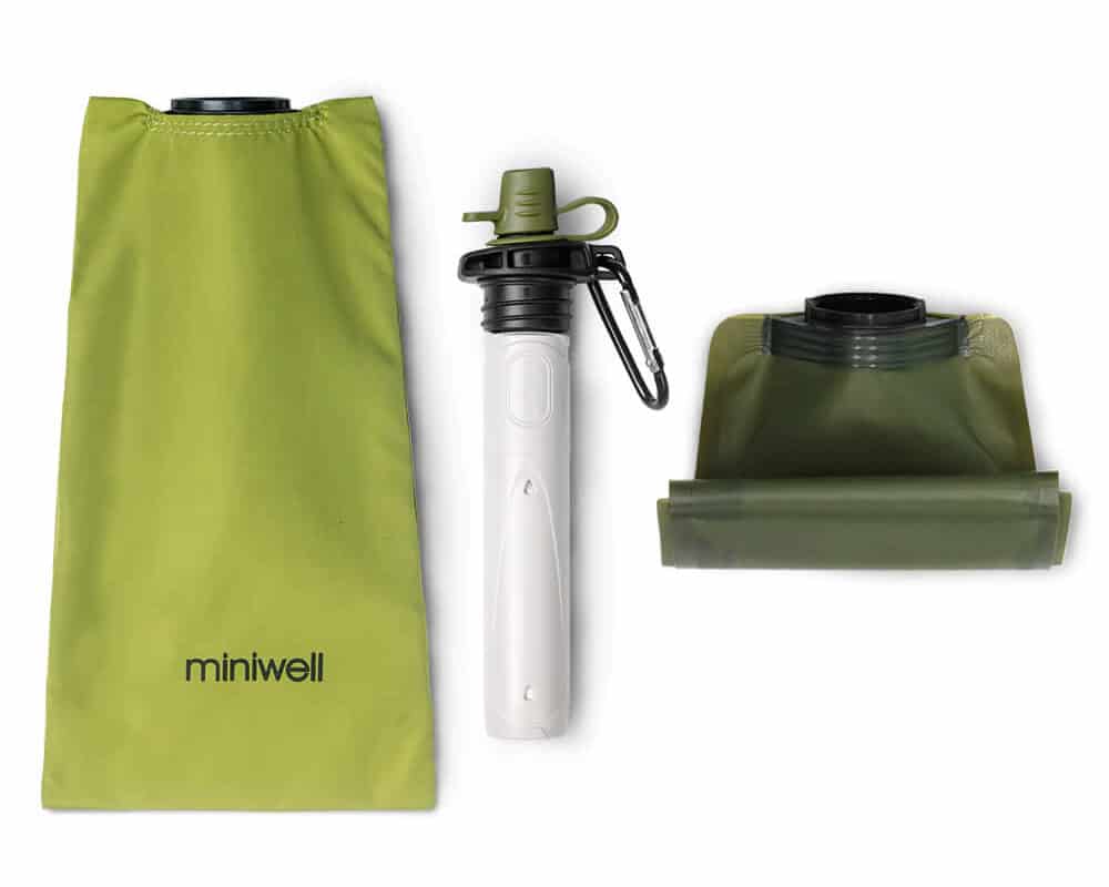 Miniwell L620 Collapsible Water Bottle with Filter