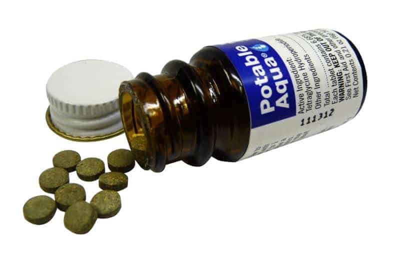 Iodine tablets for Water Purification