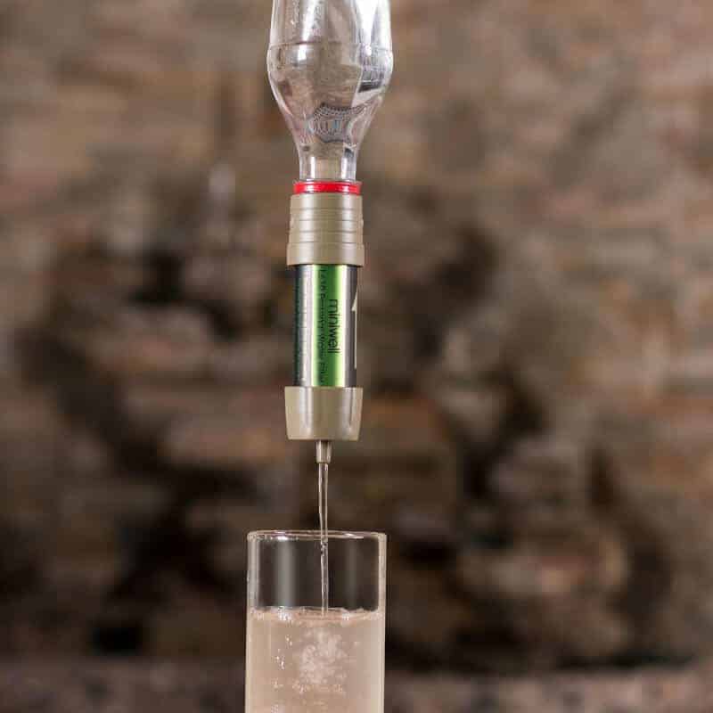 0.1 micron water filter back-flushing
