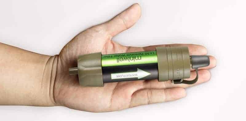 the best emergency water filter is hardly larger than the palm of your hand