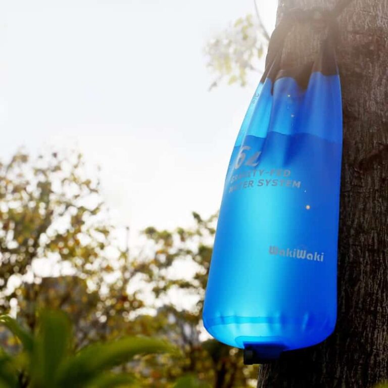 Gravity Bag Filter for Camping, extra large capacity to meet with group water needs.
